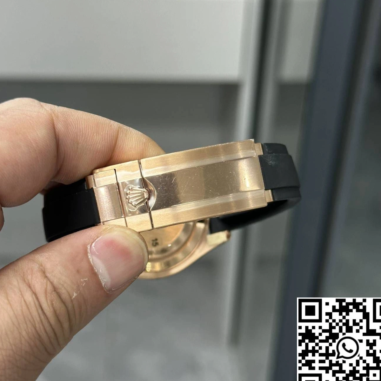 Master Black Dial Yacht VS M126655-0002 Rose Gold Factory Rolex 0117